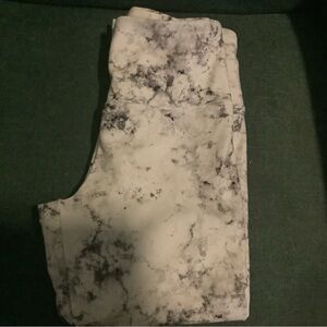 Marble Print Leggings Balance Comfort